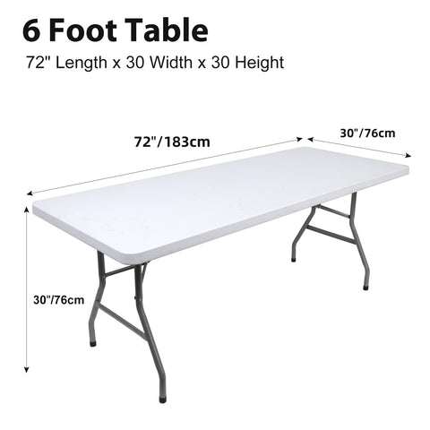 BDDC rectangular 6ft table cover fits snugly with four leg pockets