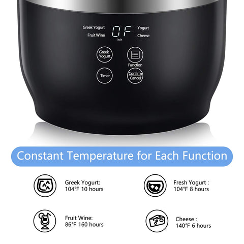 Bear Yogurt Maker compact design fits countertops neatly.