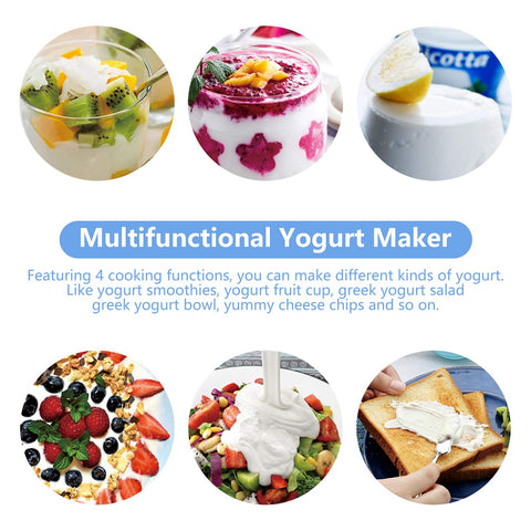 Bear Yogurt Maker stainless steel interior for durable, even heating.