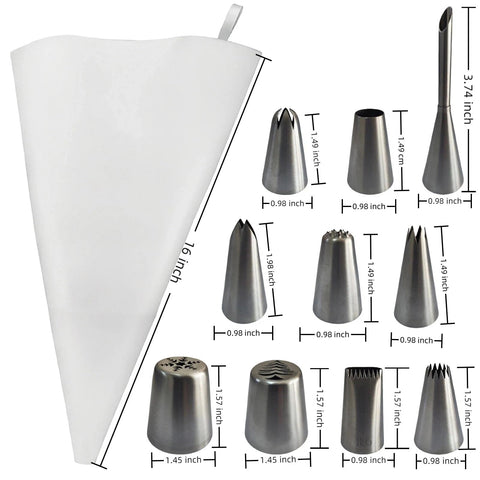 BearDot two couplers for quick tip changes during decorating.