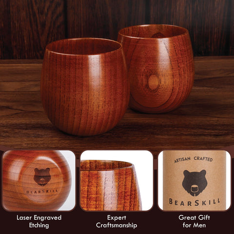 BearSkill eco-friendly packaging makes this a thoughtful gift for whiskey lovers