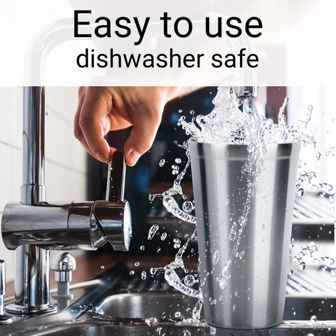 Beasea dishwasher-safe cup for quick cleanup after meals.