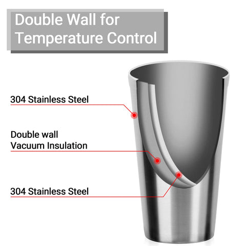 Beasea 18-8 stainless steel cup with durable construction for daily use.