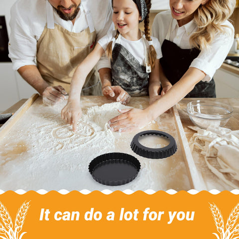 Beasea oven-safe tart pans for versatile home baking
