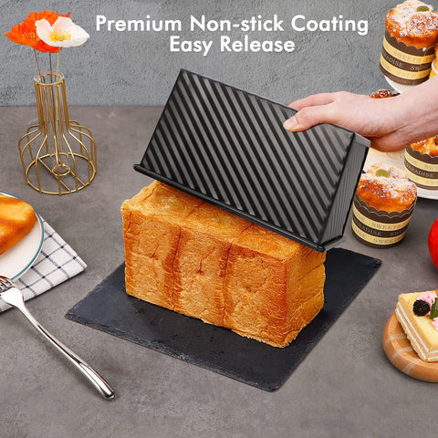 Beasea Pullman loaf pan bottom vent design promotes even browning