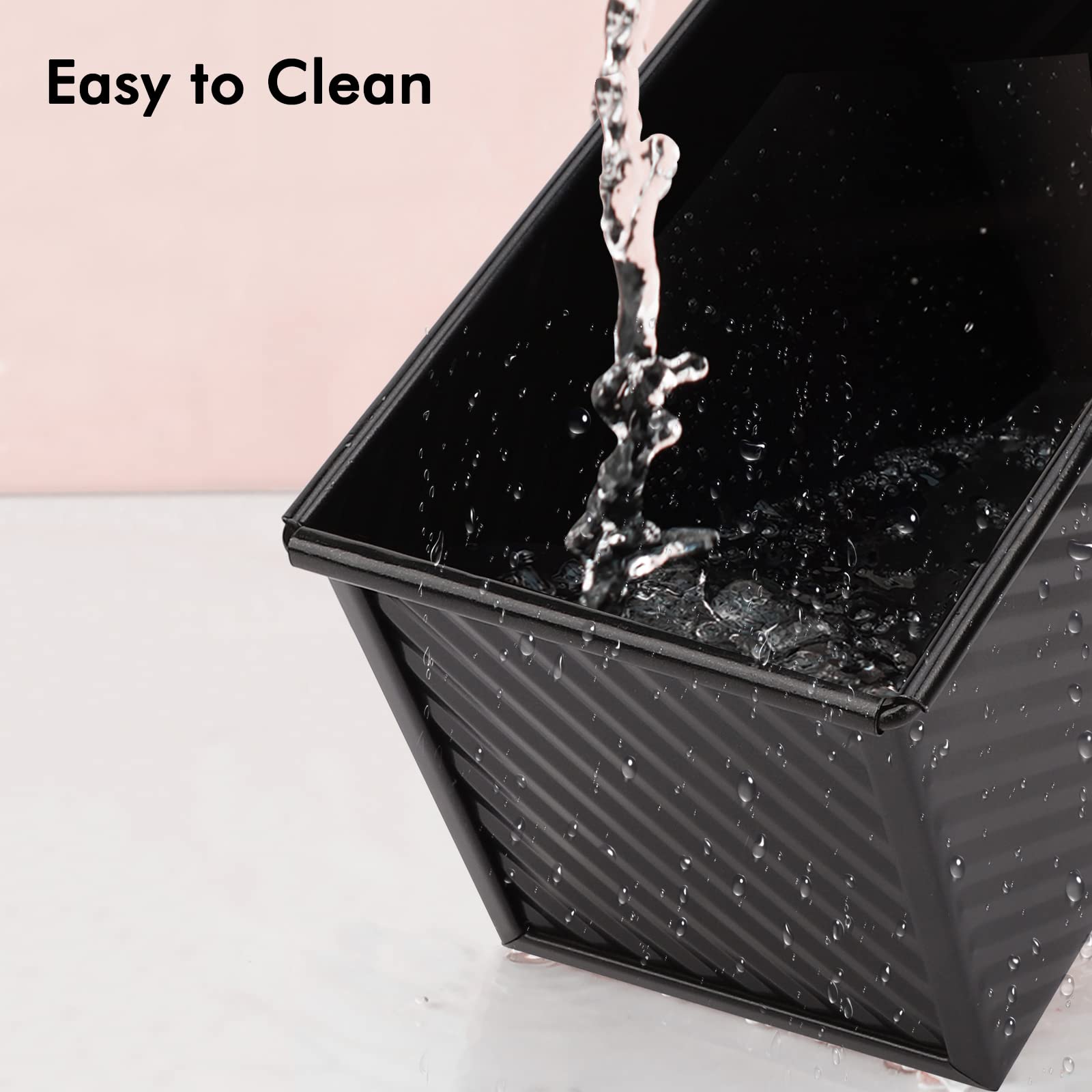 Beasea Pullman loaf pan with non-stick coating for easy release