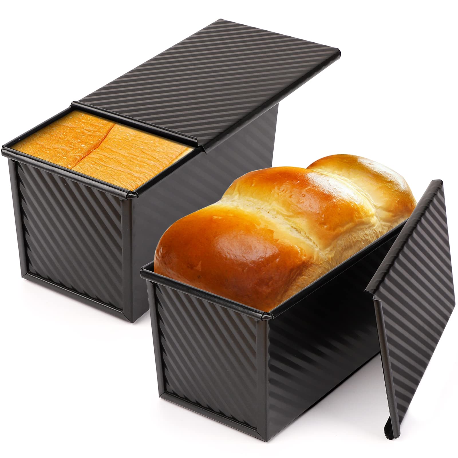 Beasea Pullman loaf pan with lid for versatile bread baking