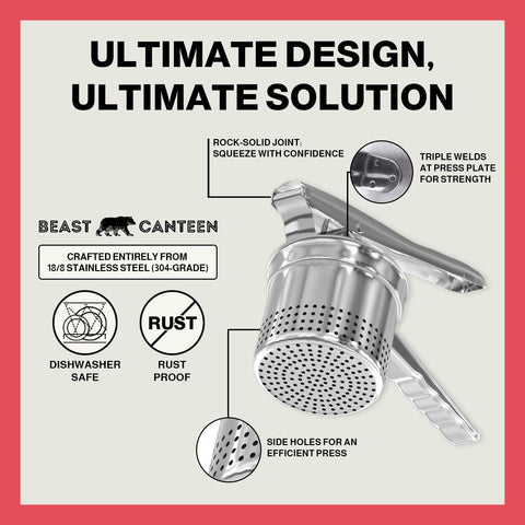 Beast Canteen ergonomic grip for comfortable mashing sessions
