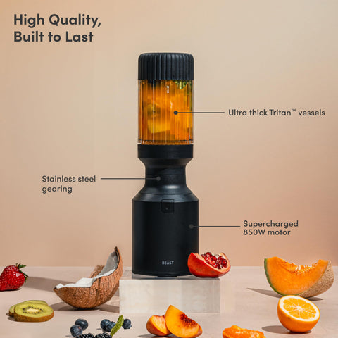 BEAST Mighty 850 blending vessel 22oz for quick smoothies at home or on the go