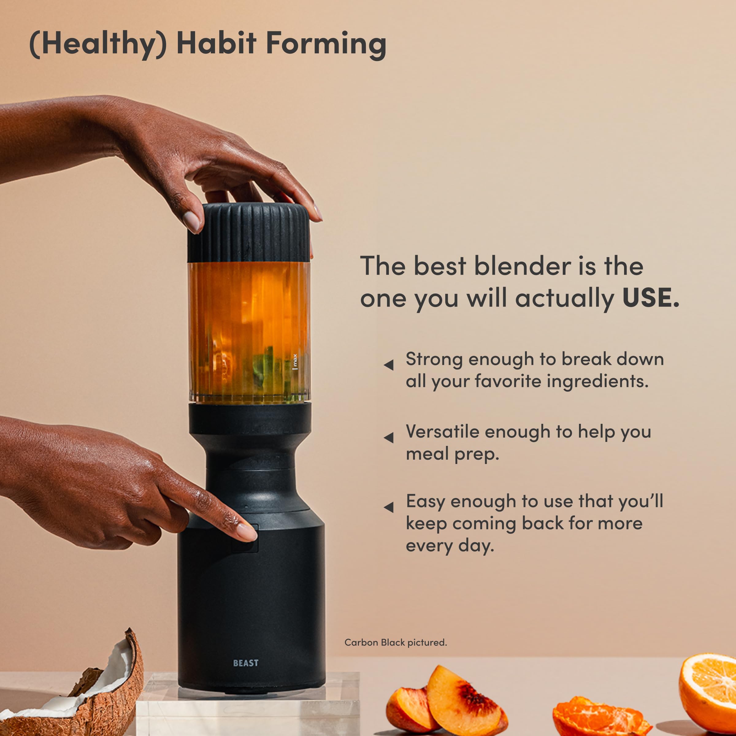 BEAST Mighty 850 powerful performance for ice and frozen fruit blending with ease