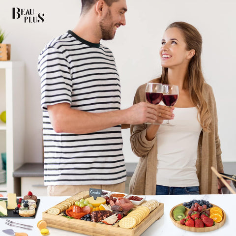 BEAUPLUS magnetic drawers store utensils within easy reach.