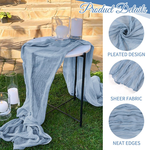 Beautane soft polyester runner with stitched edges prevents fraying for lasting elegance.