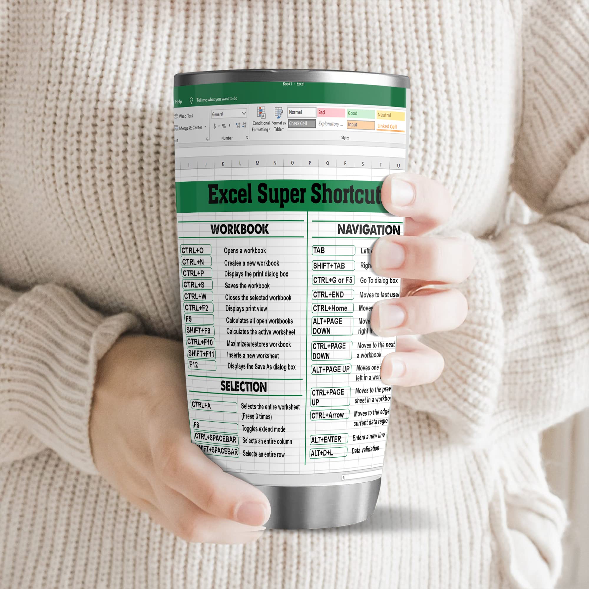 BECHUSKY senior accountant tumbler supports long workdays with steady temperature.