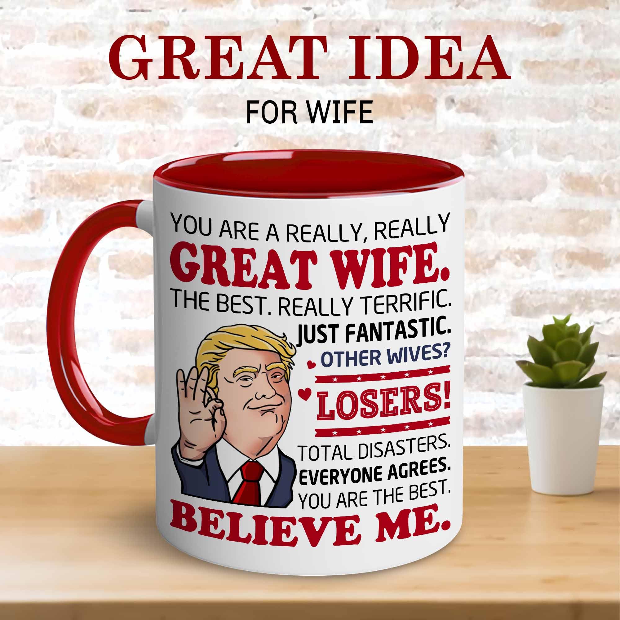 BECHUSKY Valentine mug for wife, cozy cup perfect for morning coffee rituals.