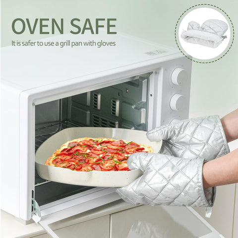 BECIGAR oven-safe cookware transitions from stove to oven with ease.