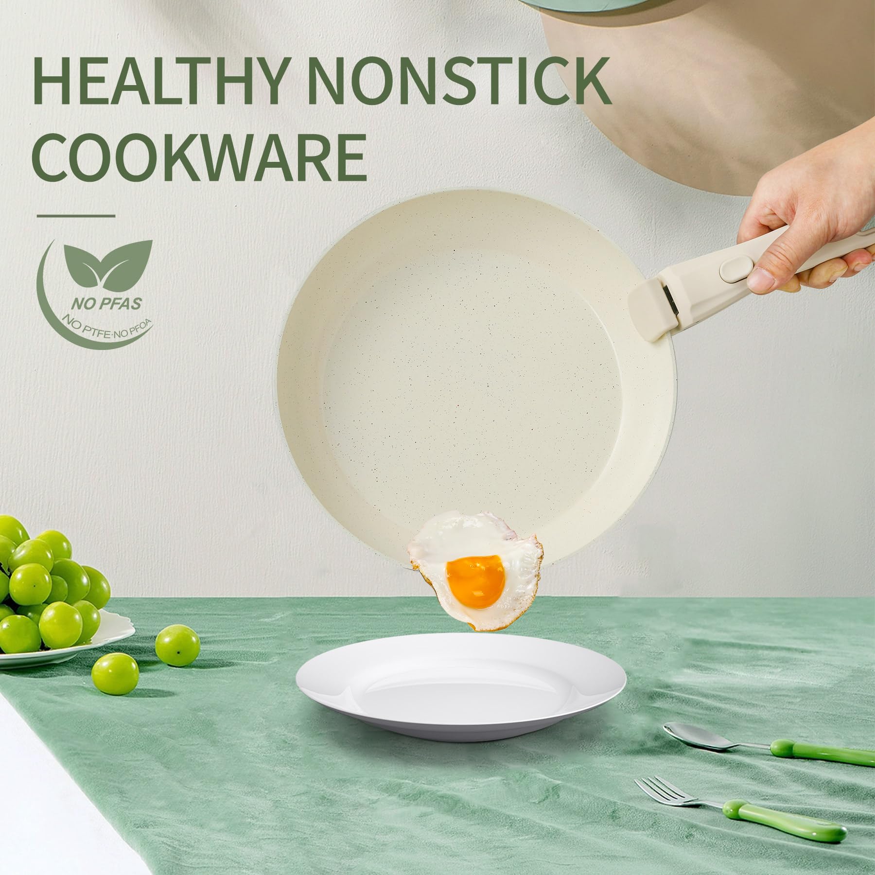 BECIGAR stackable design helps save space in small kitchens and apartments.
