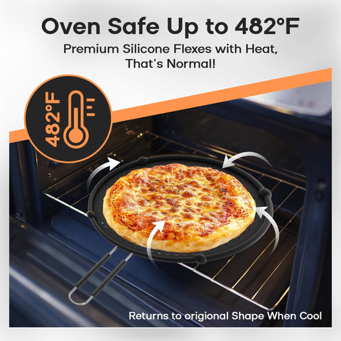 Beckon Ware multi-function tool doubles as lid, strainer, and rack.