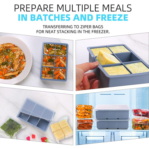 BECOKIT multi-use freezer tray for soups, sauces, and desserts