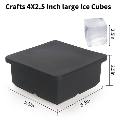BECOKIT stackable silicone ice tray saves freezer space and stores neatly