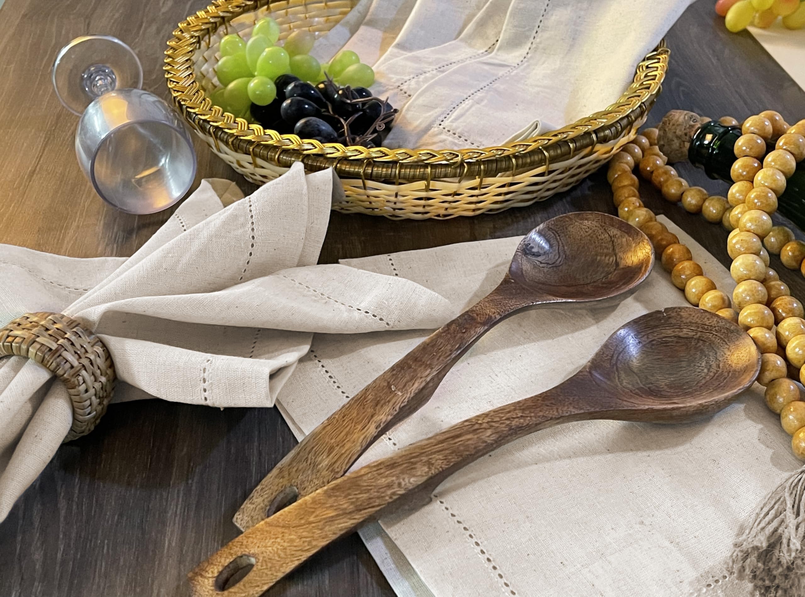 Bedding Craft 18x18 napkins suitable for weddings and holidays.