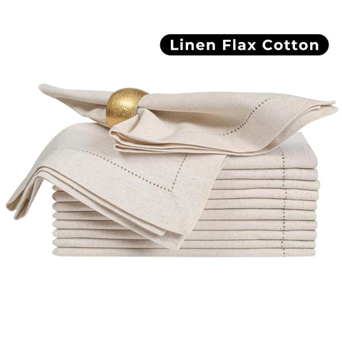 Bedding Craft linen flax cotton fabric close-up highlights durable yet soft texture