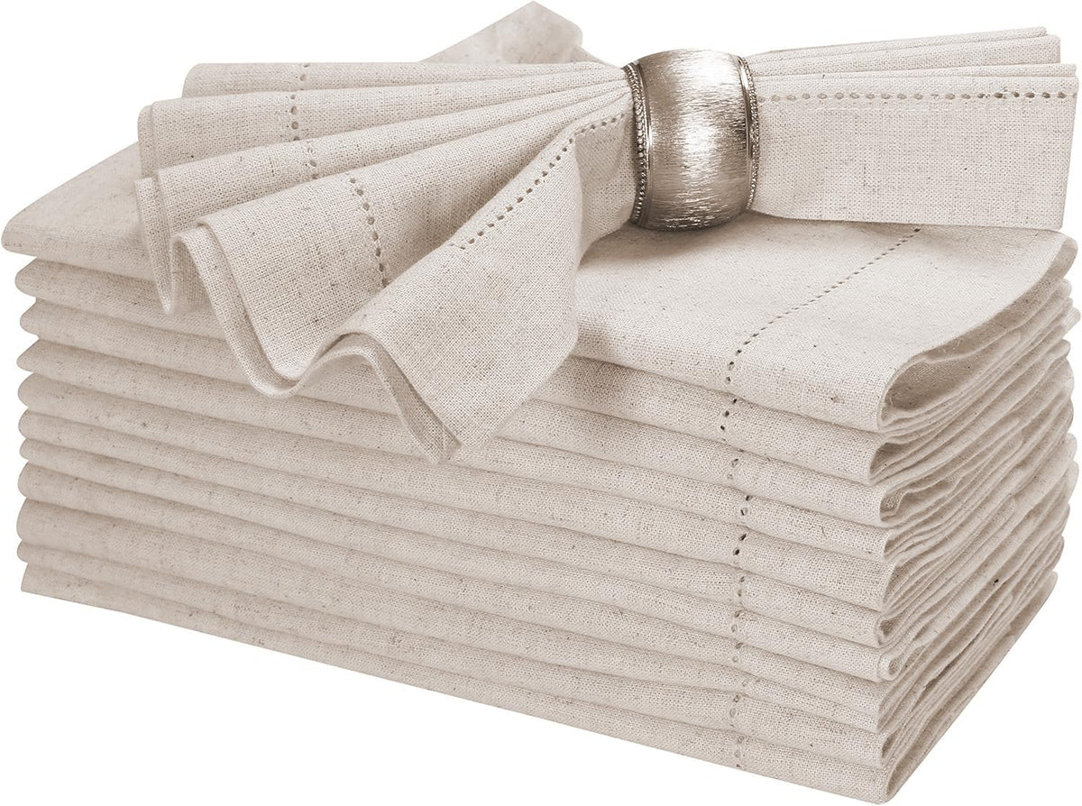 Bedding Craft linen napkins 18x18, ideal for weddings.