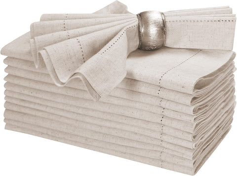 Bedding Craft linen napkins 18x18, ideal for weddings.