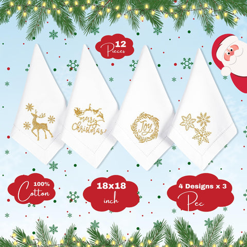 Bedding Craft 18x18 napkins provide full table coverage and stylish folds.