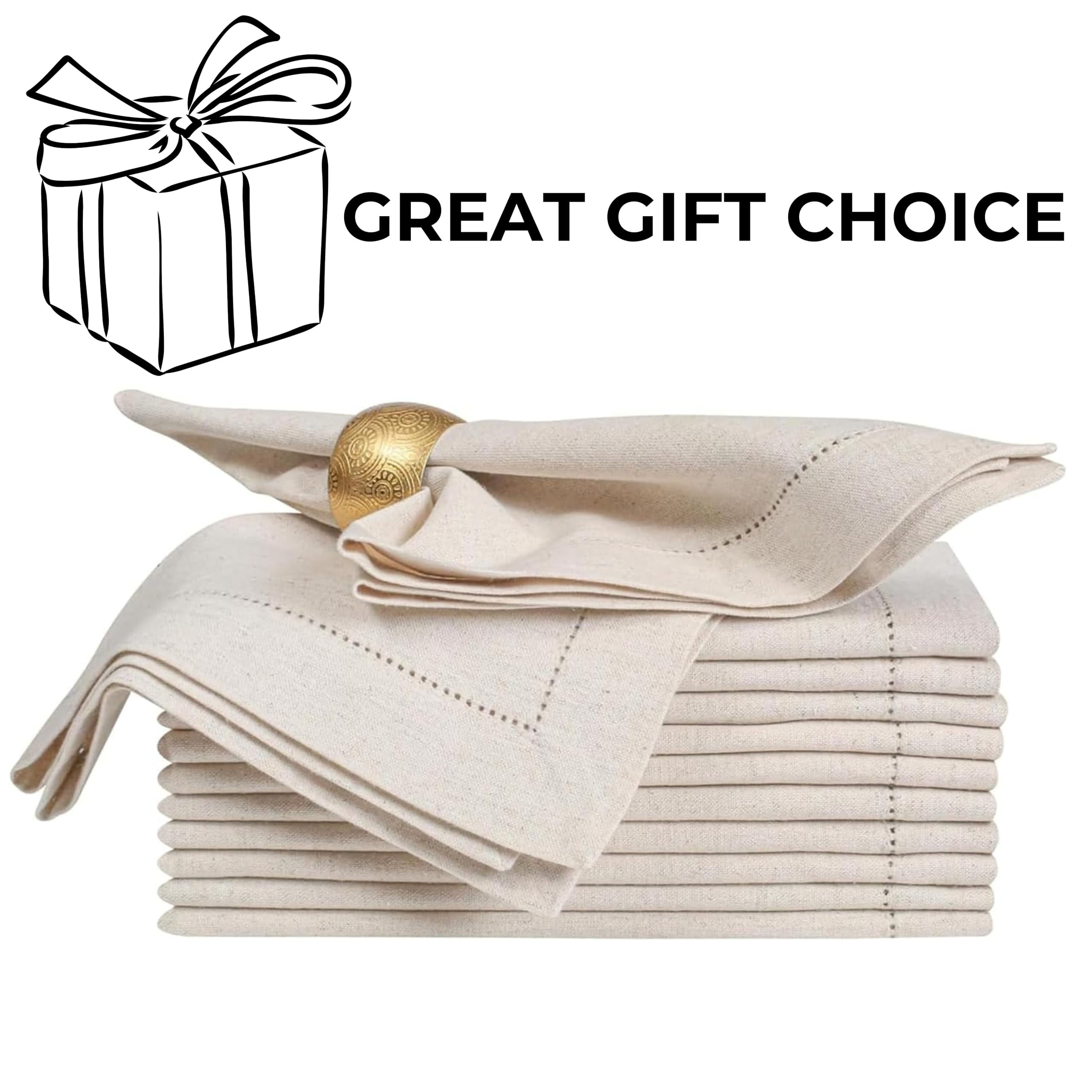 Bedding Craft 12-pack of napkins ready for entertaining and everyday meals
