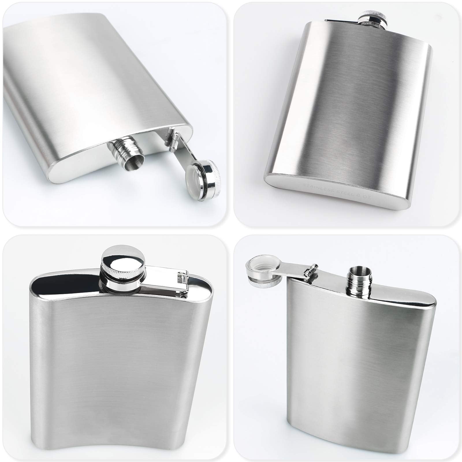 BEDEONE pocket-size flask fits easily in pocket or bag