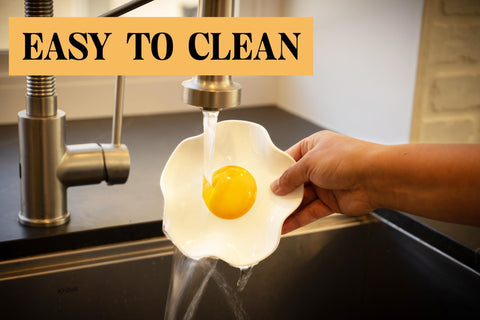Bee! fried egg spoon rest withstands heat for safe kitchen use