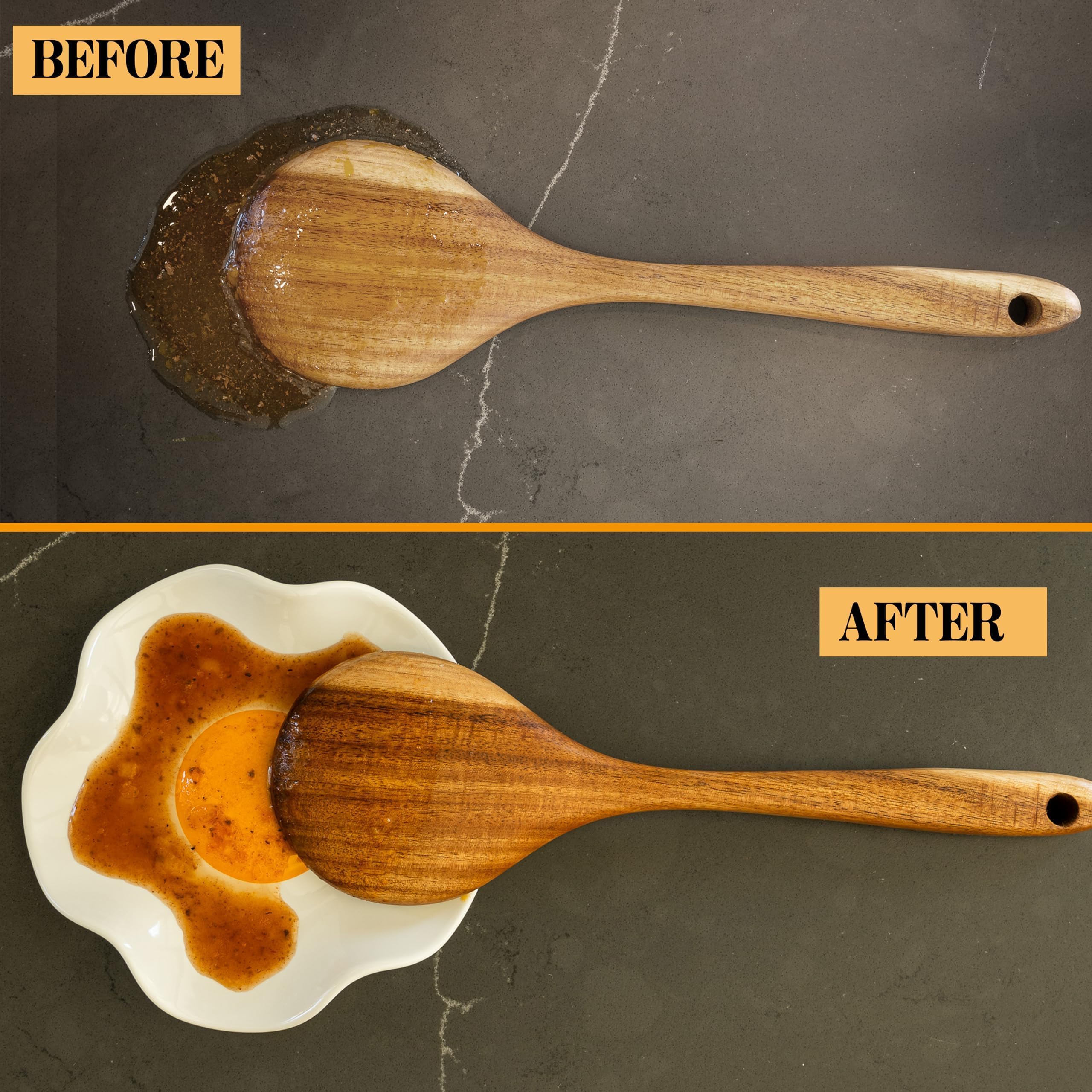 Bee! fried egg spoon rest adds personality to kitchen counters