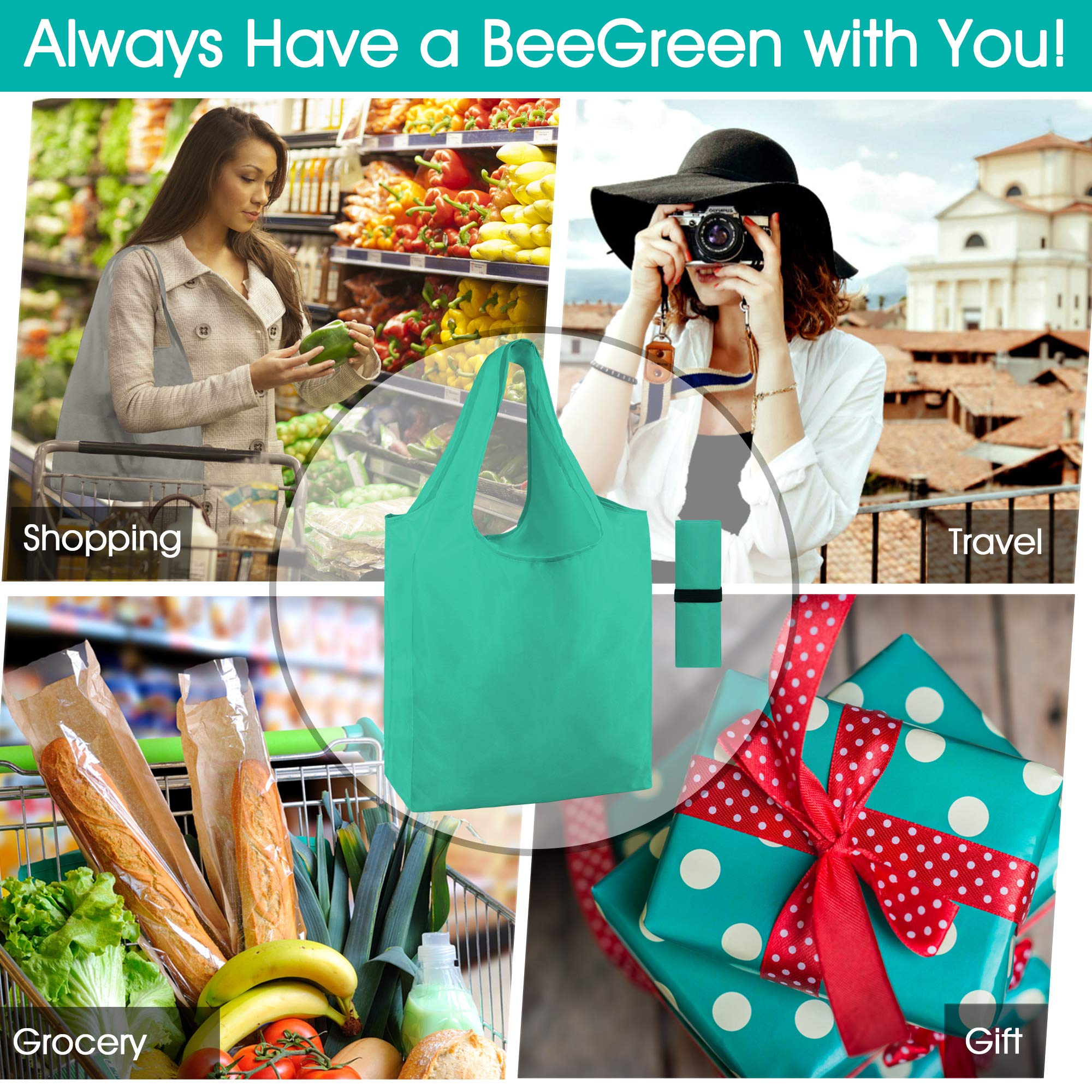 BeeGreen compact-fold design lets you store bags in small spaces, ready for impulsive trips.