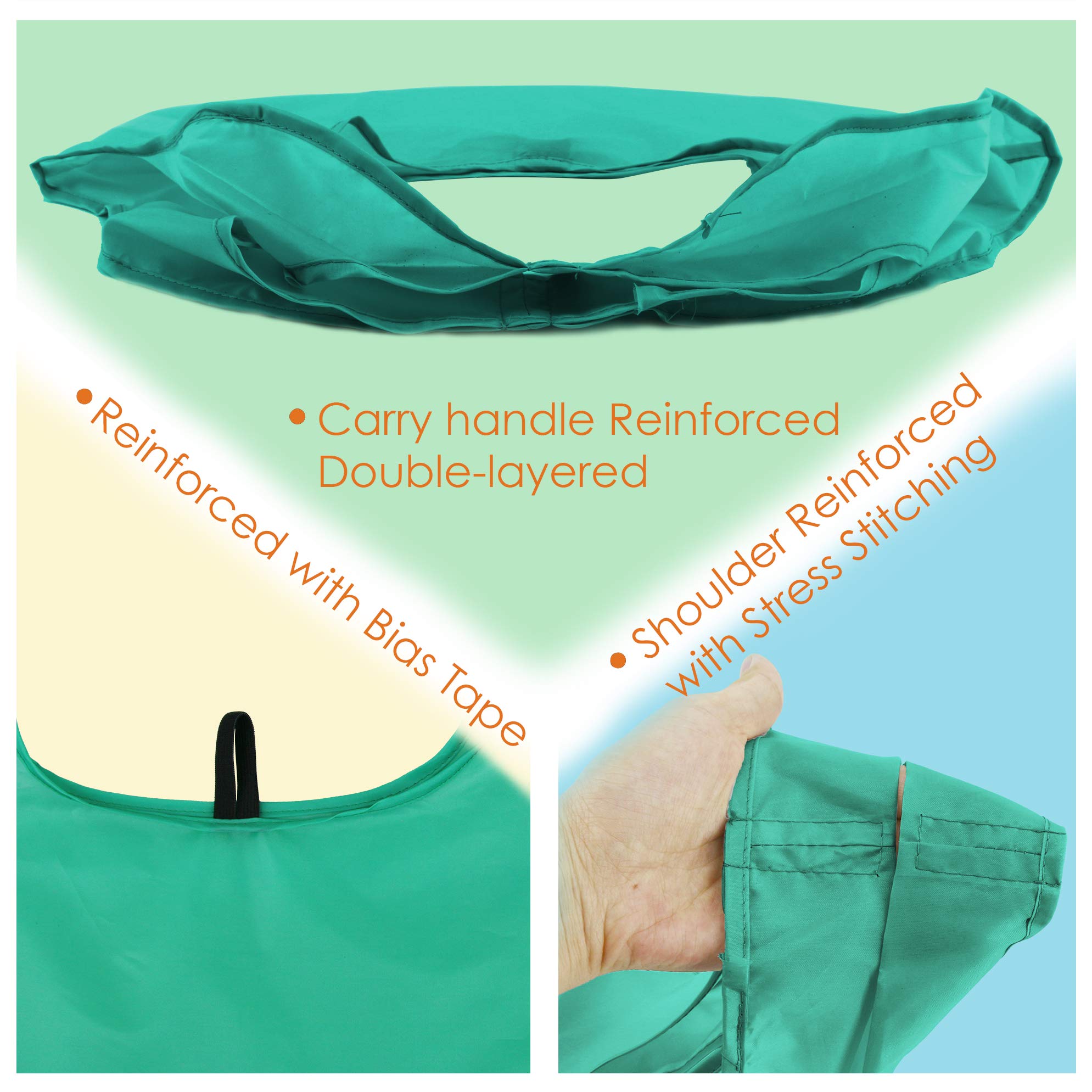 BeeGreen bags with reinforced seams offer durability for everyday shopping and heavy loads.