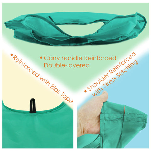 BeeGreen bags with reinforced seams offer durability for everyday shopping and heavy loads.