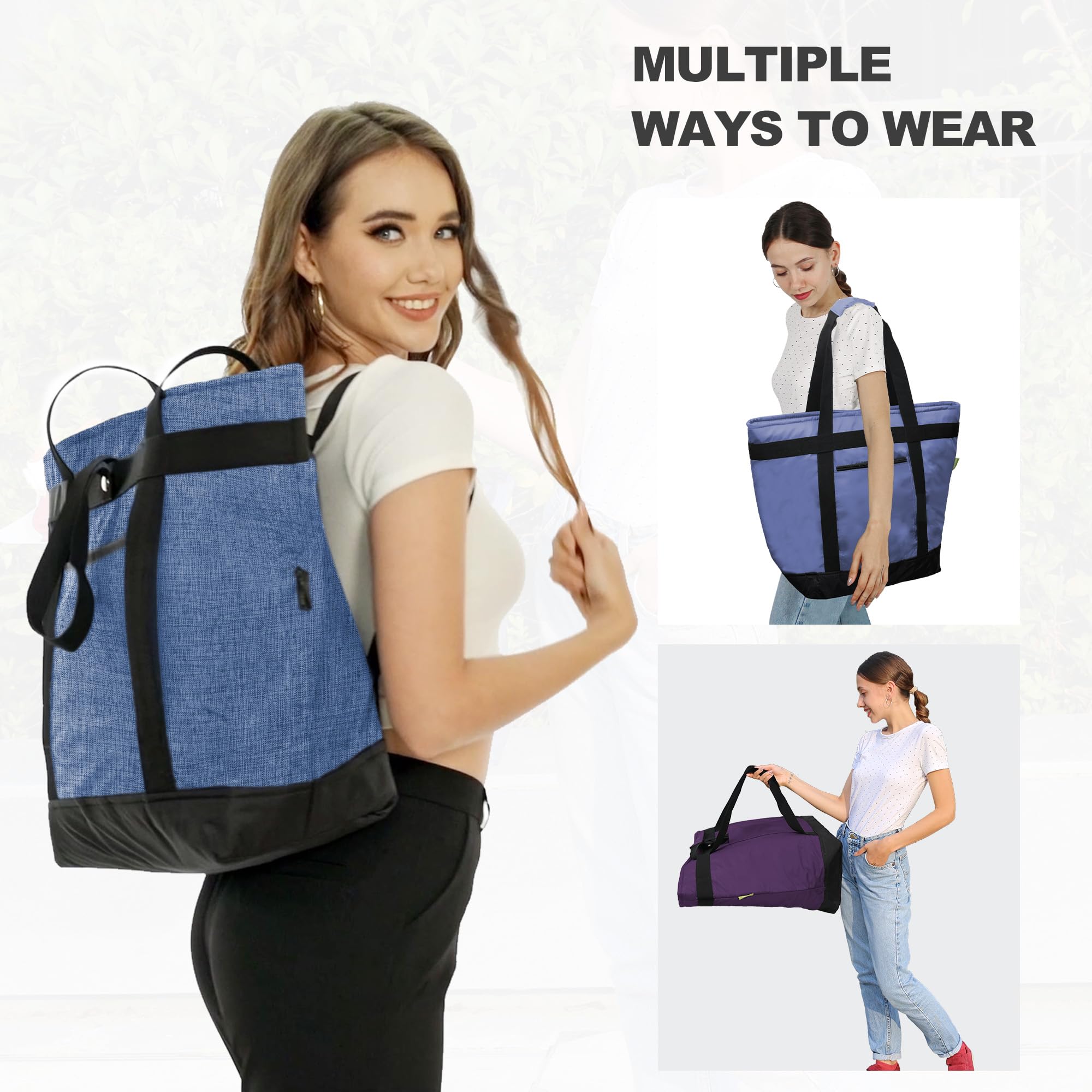BeeGreen cooler bag with reinforced handle for delivery and everyday use