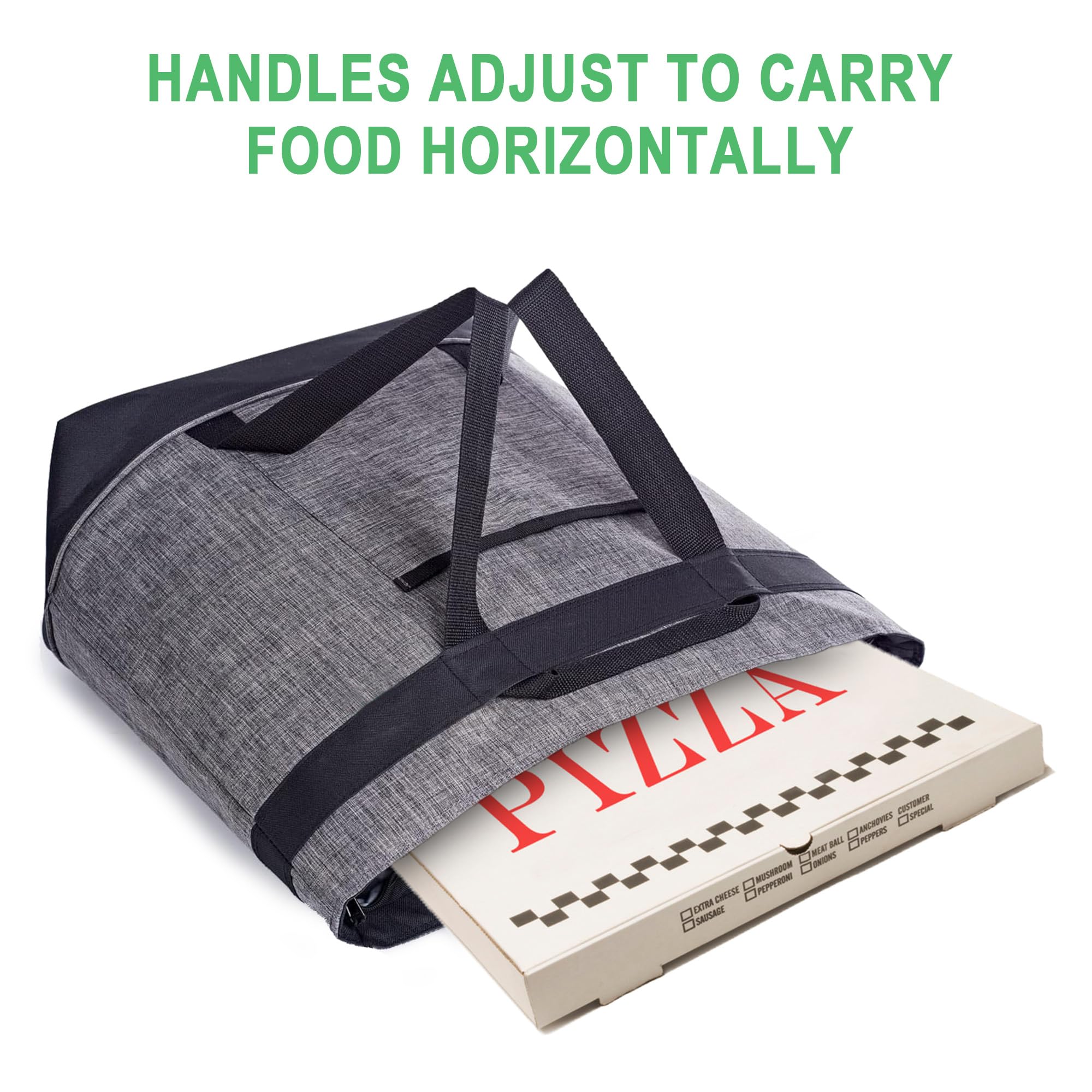 BeeGreen cooler bag with zippered top keeps contents secure and cold