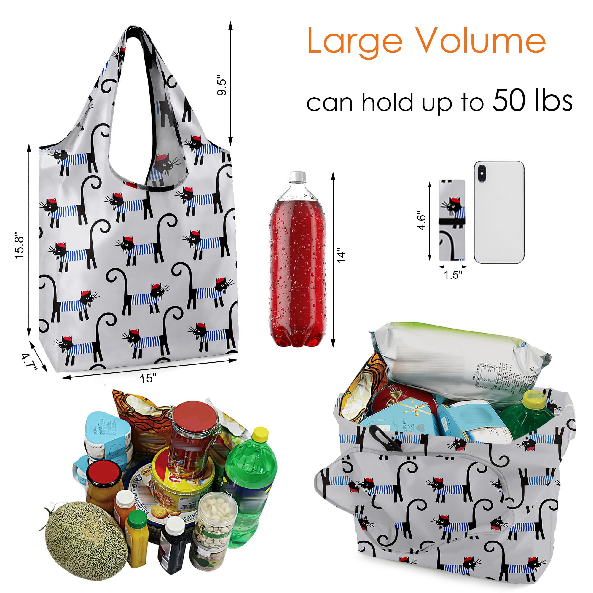 BeeGreen extra-large capacity bag showing roomy interior for heavy groceries