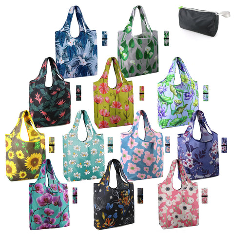 BeeGreen flower bag foldable for easy storage during shopping.