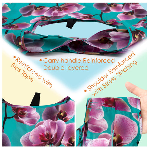 BeeGreen lightweight foldable bag fits in a pouch for spontaneous trips.