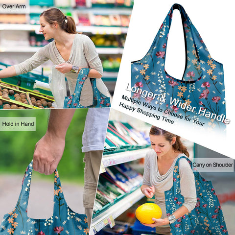 BeeGreen foldable tote demonstrates compact storage to fit in bags or cars