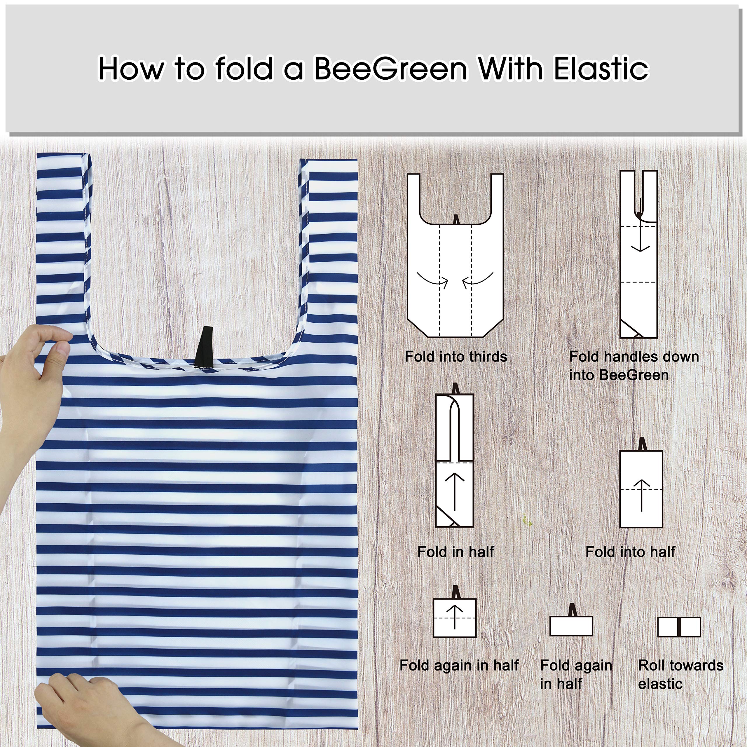 BeeGreen long handles offer comfortable hand or shoulder carrying.