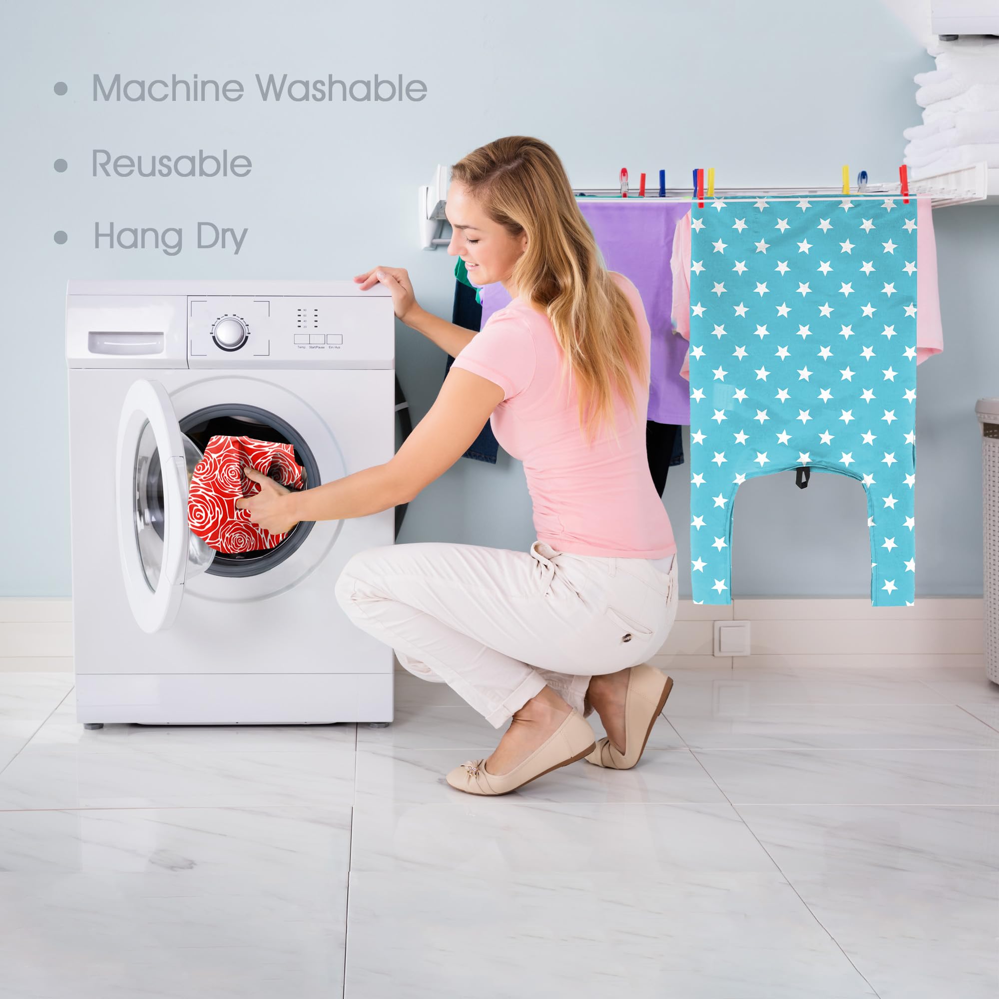 BeeGreen machine-washable bags simplify cleanup after trips to markets.
