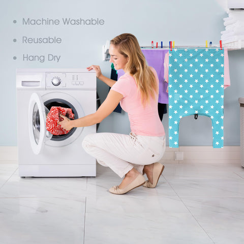 BeeGreen machine-washable bags simplify cleanup after trips to markets.
