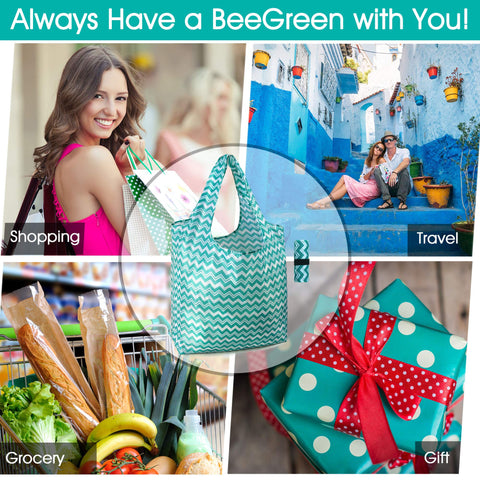 BeeGreen multi-pattern designs suit daily errands and casual shopping.