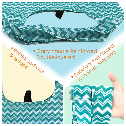 BeeGreen reinforced-seams polyester bag offers durable, lightweight everyday use.