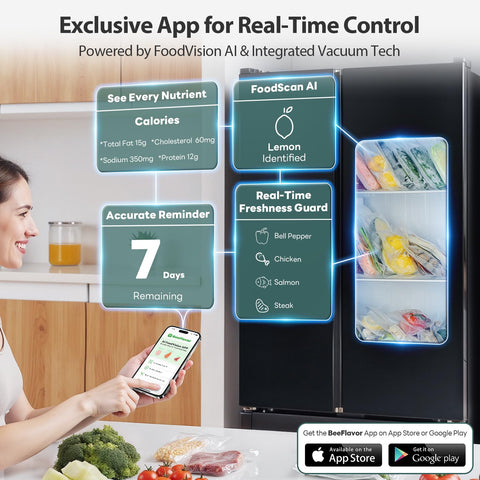 Beelicious Pro countdown display provides real-time sealing progress.