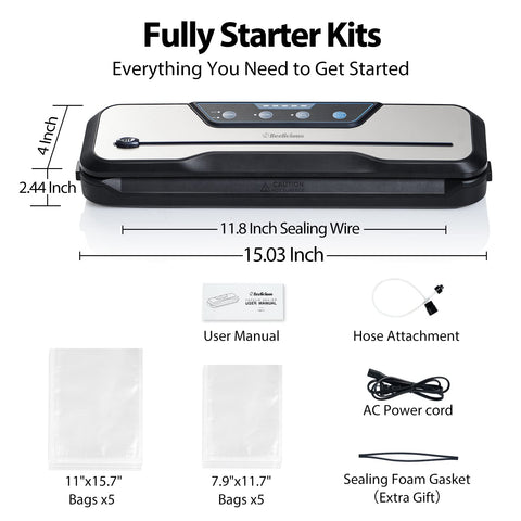 Beelicious Pro starter kit included, ready to start sealing right away.