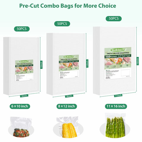 Beelicious Pro seals preserve freshness for meals and marinated foods.