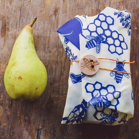Bee's Wrap hand wash and air dry; reusable for up to a year.